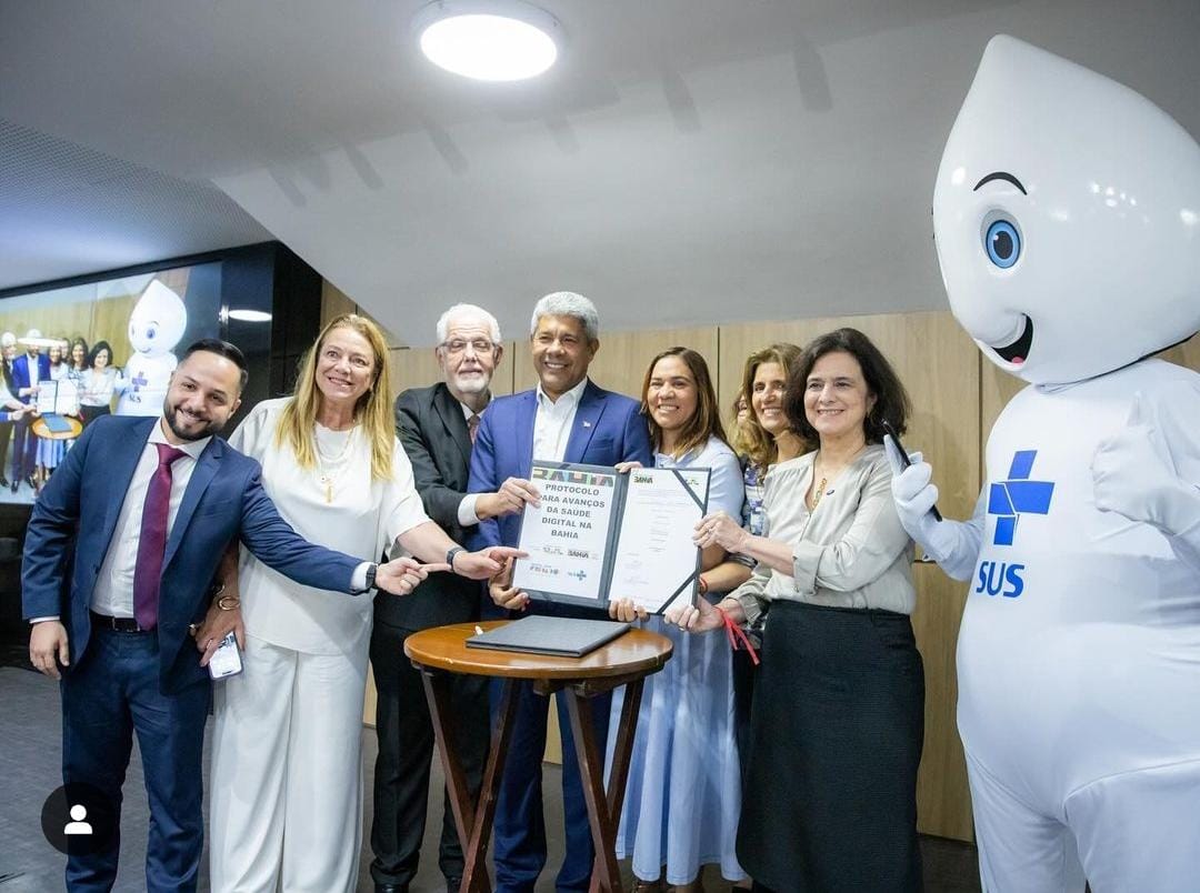 Assinatura de protocolo marca mais um uma etapa na transformação da saúde digital do Estado