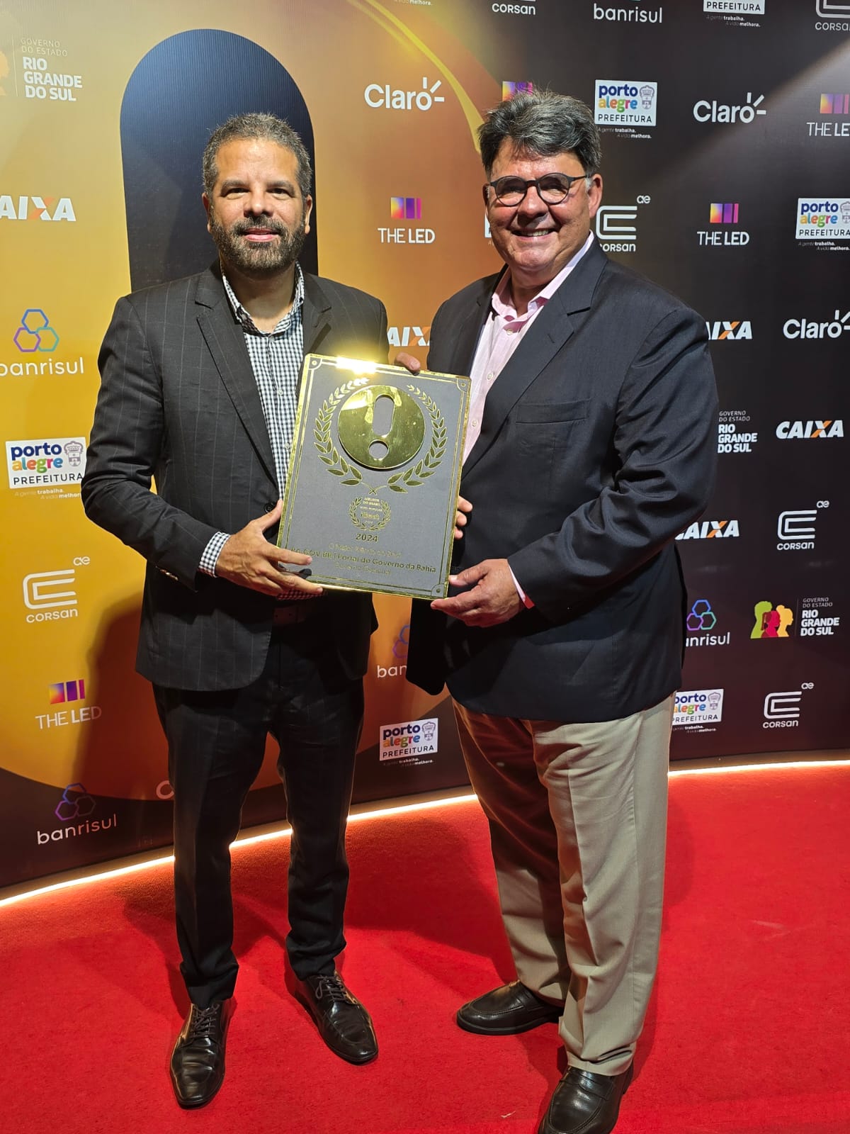 BA.GOV.BR é bicampeã do Prêmio iBest 