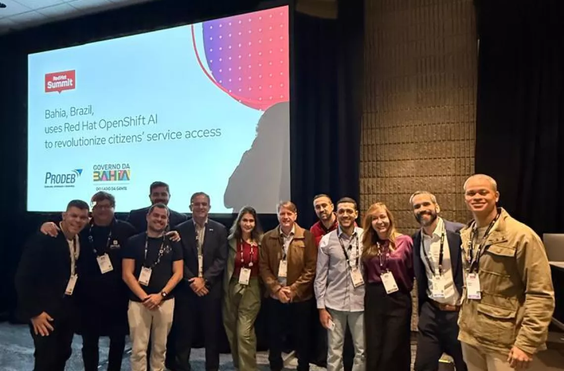 📣Prodeb participa do Red Hat Summit 2026 no período de 11 a 14 de maio, em Atlanta (EUA).
