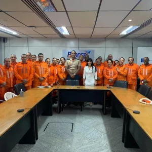 Alunos do curso de formação de oficiais do Corpo de Bombeiro Militar da Bahia visitam a Prodeb
