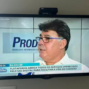 Ba.gov.br, plataforma desenvolvida pela Prodeb, é destaque do programa Balanço Geral, da Record 