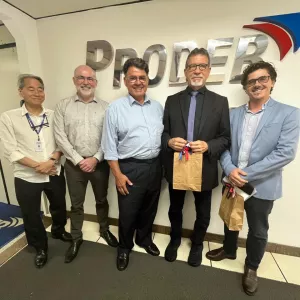 Prodeb recebe a visita do secretário Afonso Florence, da Casa Civil