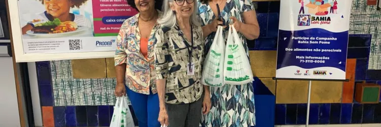 Prodeb entra na batalha contra a fome e inicia arrecadação para a campanha Bahia sem Fome