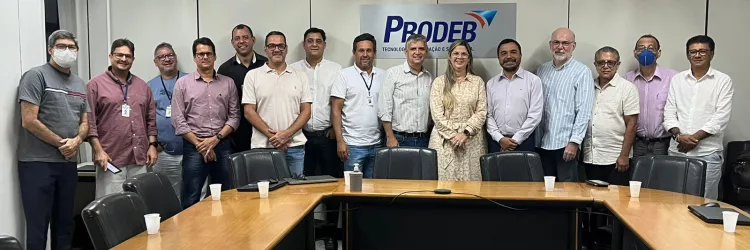 Prodeb recebe equipe da Bahiater e discute evoluções para o Sigater 