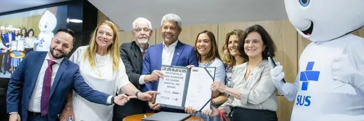Assinatura de protocolo marca mais um uma etapa na transformação da saúde digital do Estado