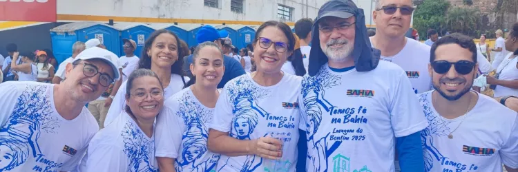 A TI da Bahia tem fé e foi a pé ??