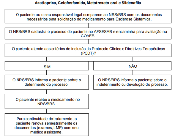 Fluxo de acesso para Núcleos Regionais de Saúde (NRS) e/ou Bases Regionais de Saúde (BRS) - Antigas Dires