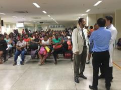 Visita Robson Moura ABM no Hospital da Mulher - Fevereiro 2018