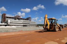 Obras do Hospital Metropolitano seguem em ritmo acelerado
