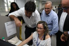 Em dia recorde de regulações, ministro conhece a Central Estadual de Regulação da Bahia (18)