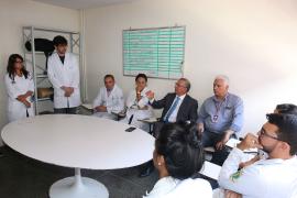 Inspeção na enfermaria de hematologia HGRS