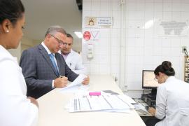 Inspeção na enfermaria de hematologia HGRS