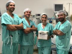 HGE realiza primeiro transplante de pele