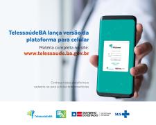 TelessaúdeBA lança versão da plataforma para celular