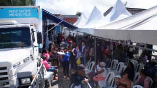 A Feira Cidadã oferece serviços de saúde em São Miguel das Matas