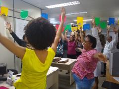 Sarau da Gentileza na celebração do São João dos servidores do Cedeba