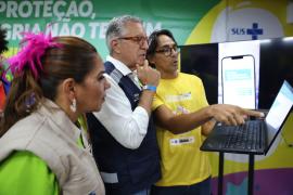 Ministro da Saúde visita posto de testagem da Sesab no Carnaval de Salvador e destaca qualidade da estrutura (3)