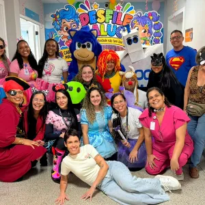Equipe do Materno-Infantil de Ilhéus no dia das crianças 2026