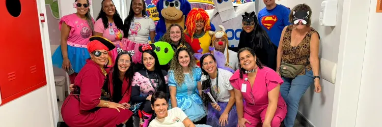 Equipe do Materno-Infantil de Ilhéus no dia das crianças 2026