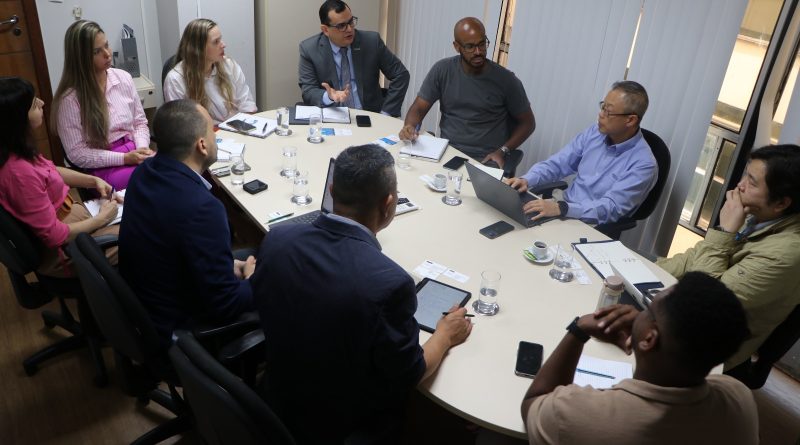 Comitiva coreana da Posco International e Myoung Shin