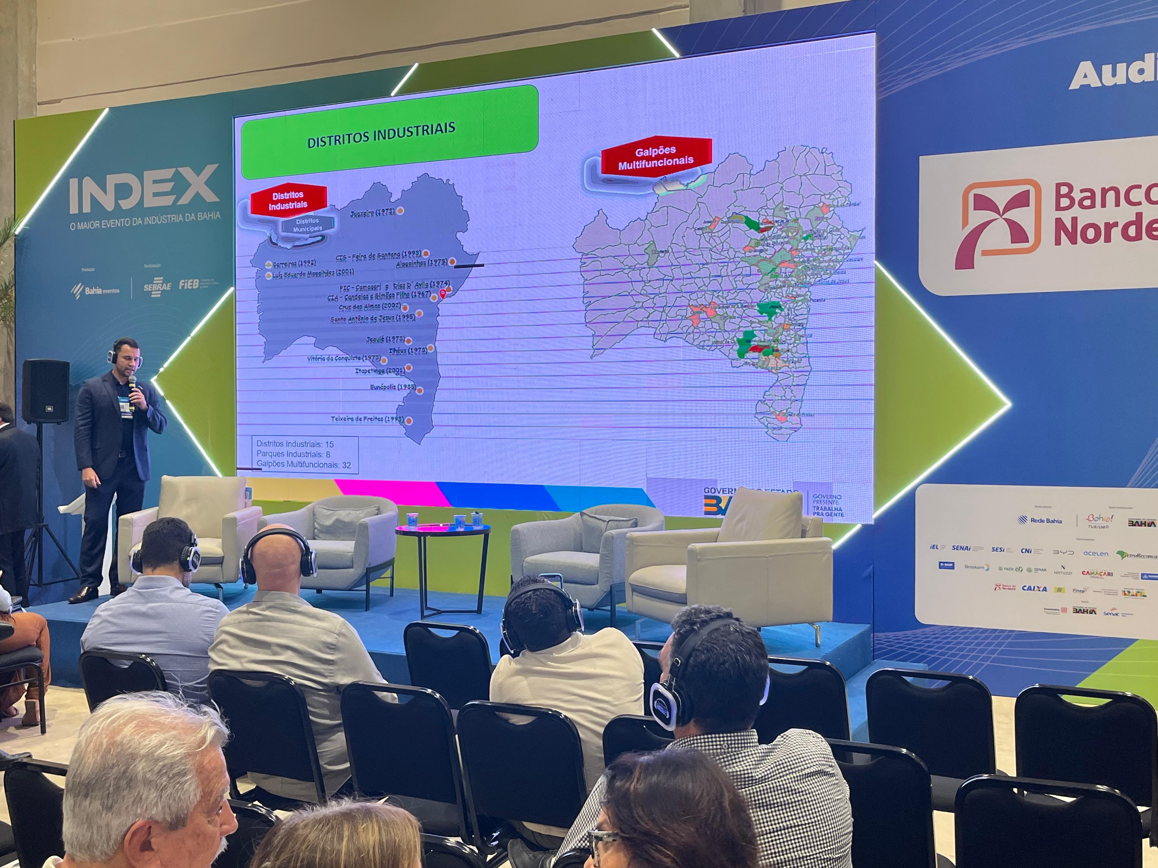 SDE encerra participação na INDEX falando sobre a requalificação dos Distritos Industriais da Bahia nessa sexta-feira (29)