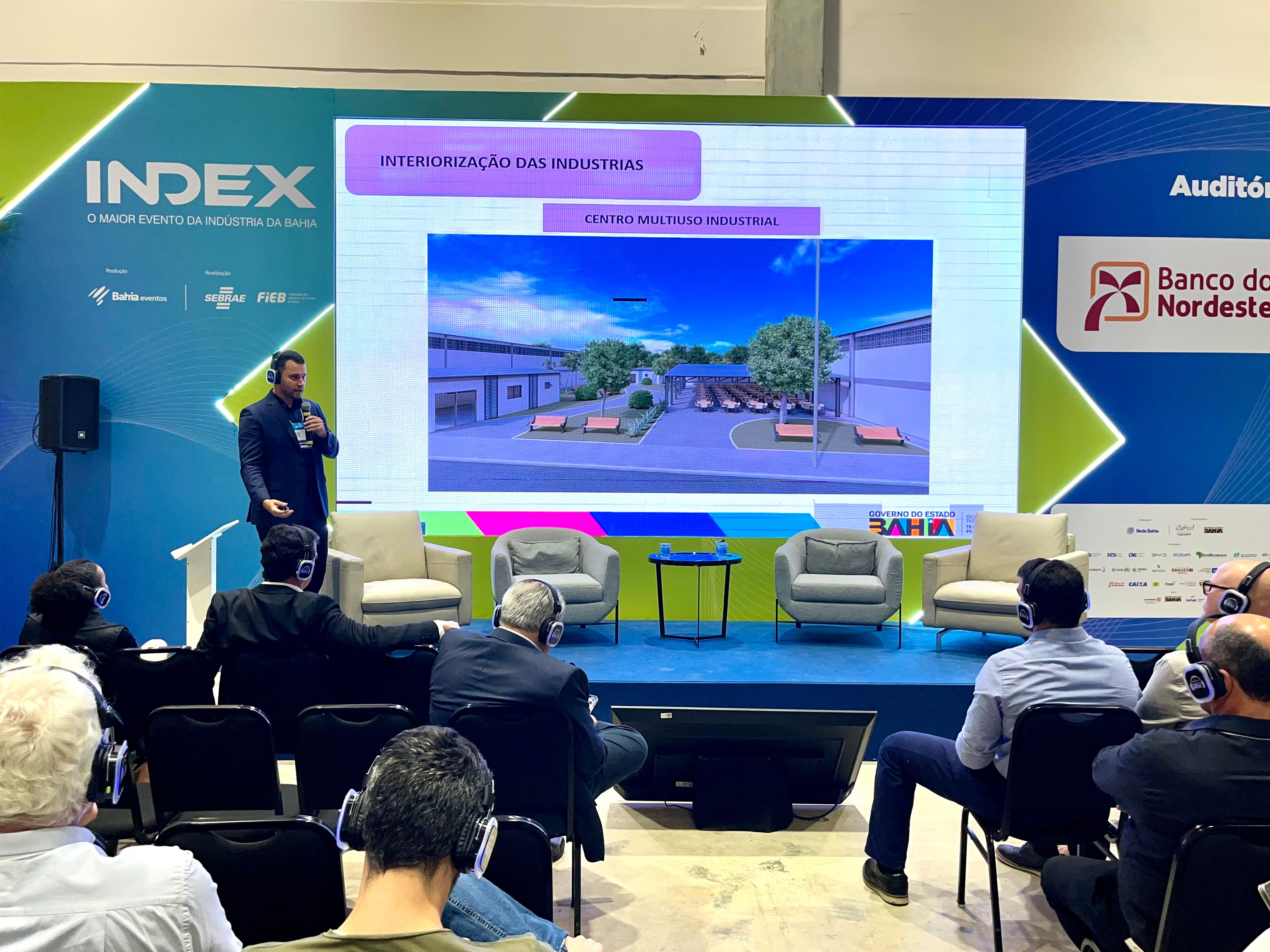SDE encerra participação na INDEX falando sobre a requalificação dos Distritos Industriais da Bahia nessa sexta-feira (29)