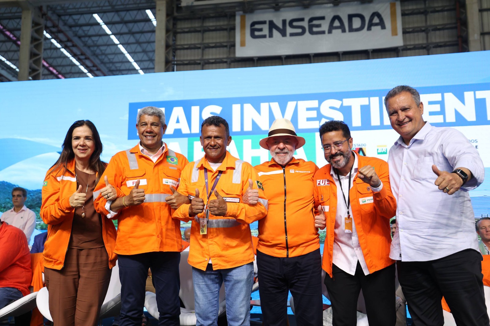 Em Maragogipe, Jerônimo e Lula concretizam retomada de investimentos na indústria naval e energética da Bahia