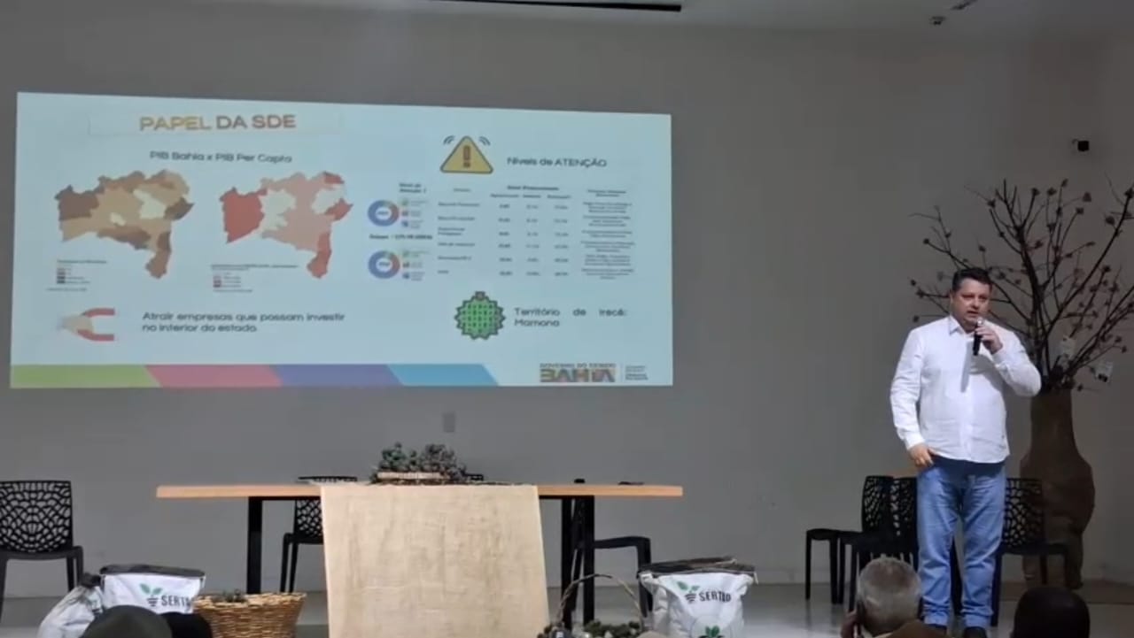 SDE marca presença no 1º seminário Territorial da Mamona realizado no município de Lapão