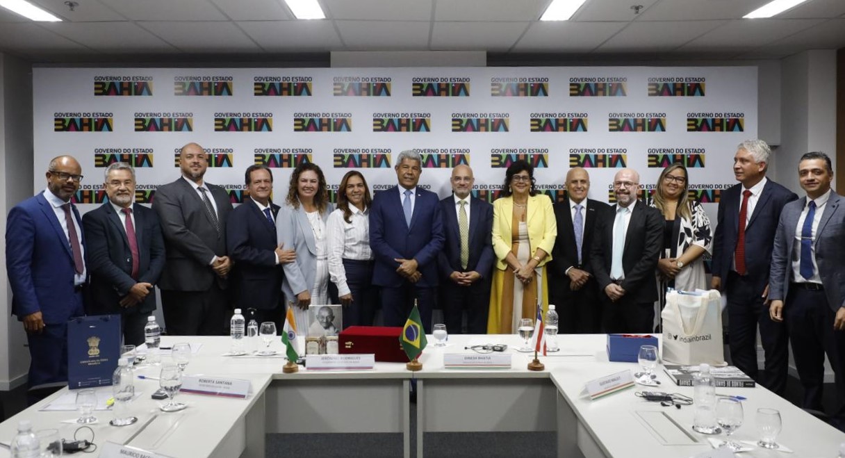 Bahia fortalece relações com a Índia em busca de investimentos e desenvolvimento econômico