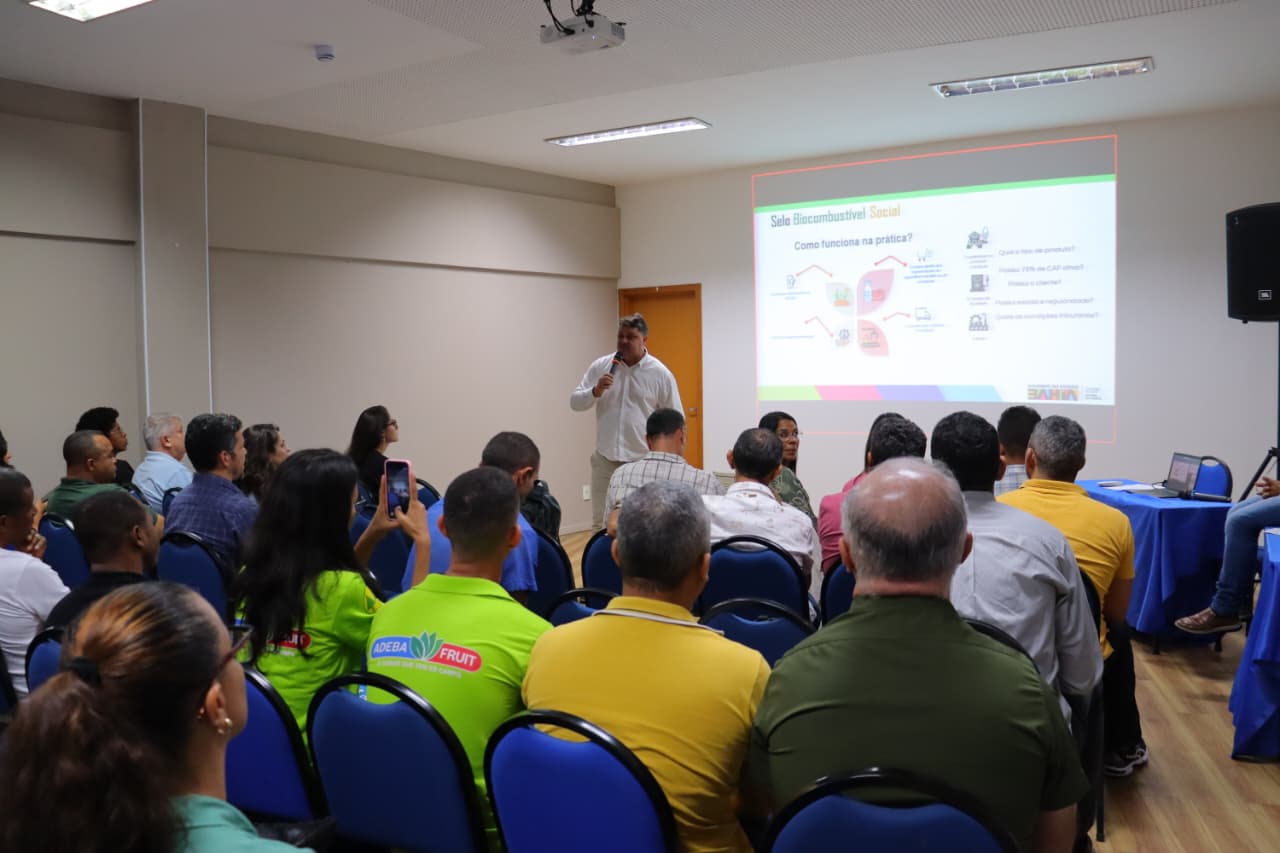 Cooperativas baianas ampliam diálogo com setor de biocombustíveis em oficina promovida pelo Governo da Bahia