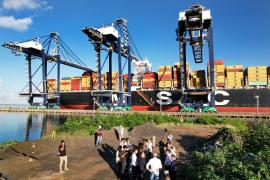 Bahia recebe navio com mais de 800 toneladas de materiais para início das obras da Ponte Salvador–Itaparica