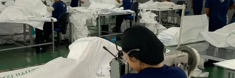 Inauguração do novo galpão da CATA em Maiquinique