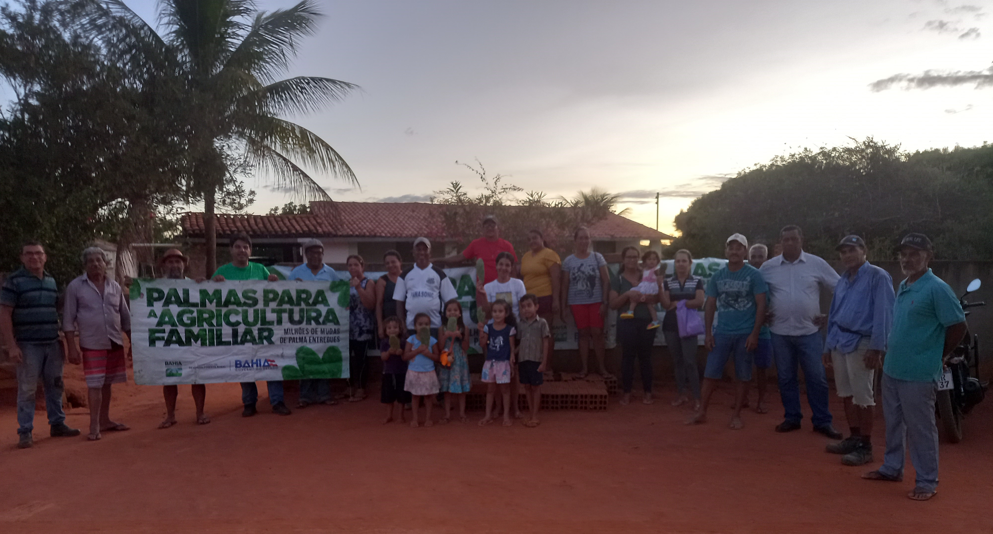 SDR entrega 100 mil mudas de palma doce para agricultores familiares do Sudoeste Baiano