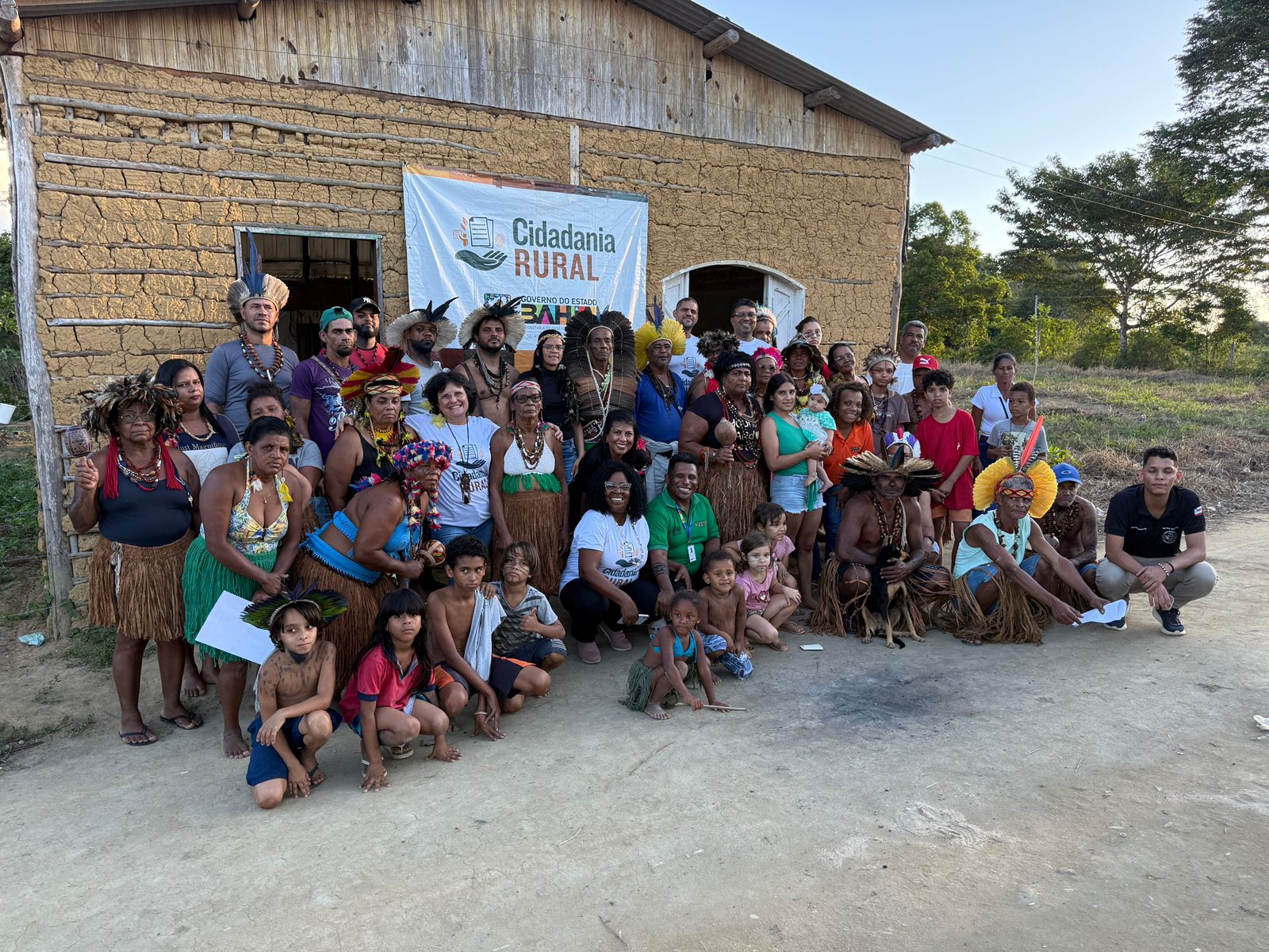 Cidadania Rural leva inclusão e acesso a direitos ao Povo Tupinambá em Eunápolis