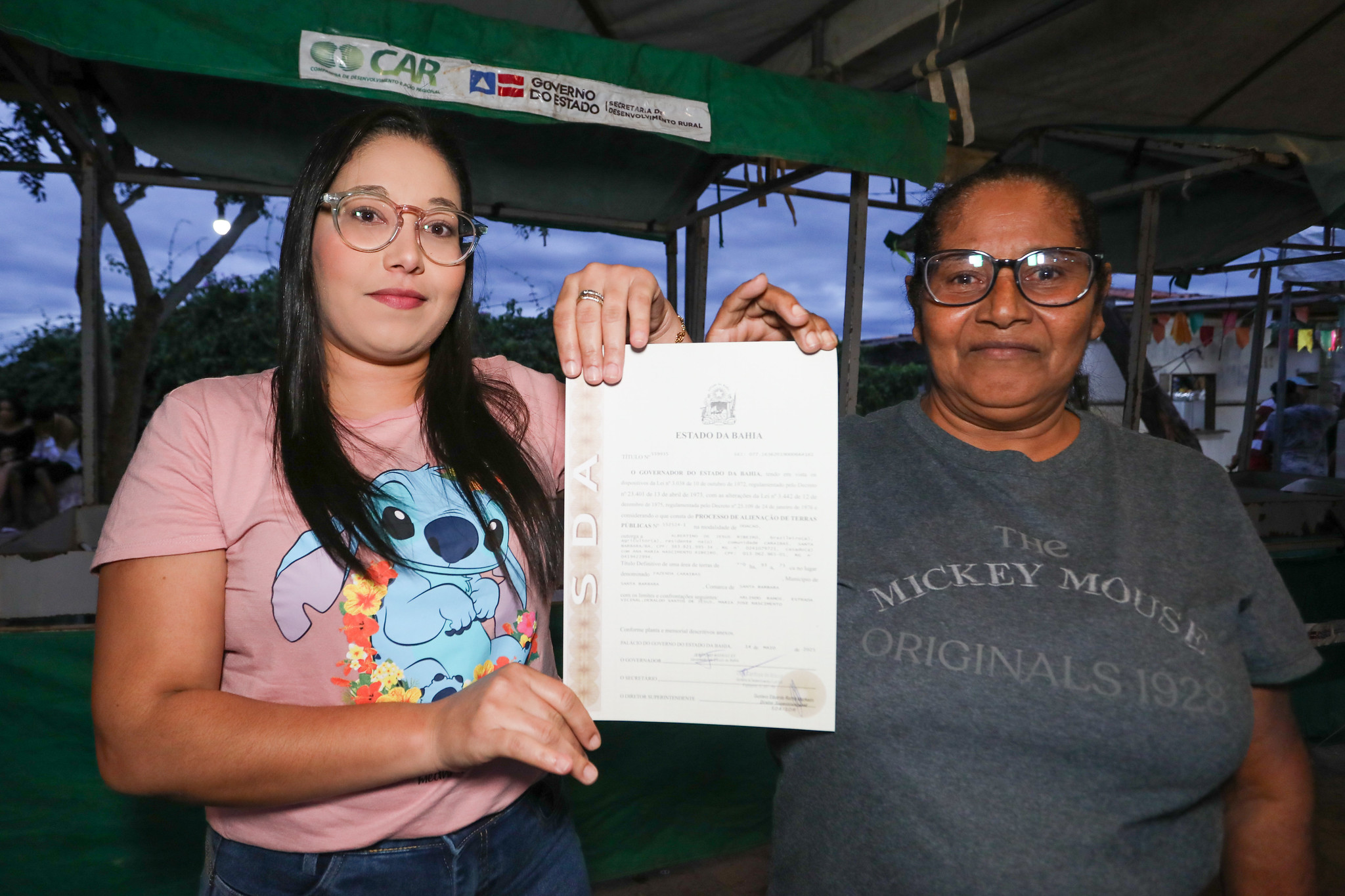SDR entrega títulos de terra e fortalece direitos de agricultores familiares de Santa Bárbara, Mucugê e Marcionílio Souza