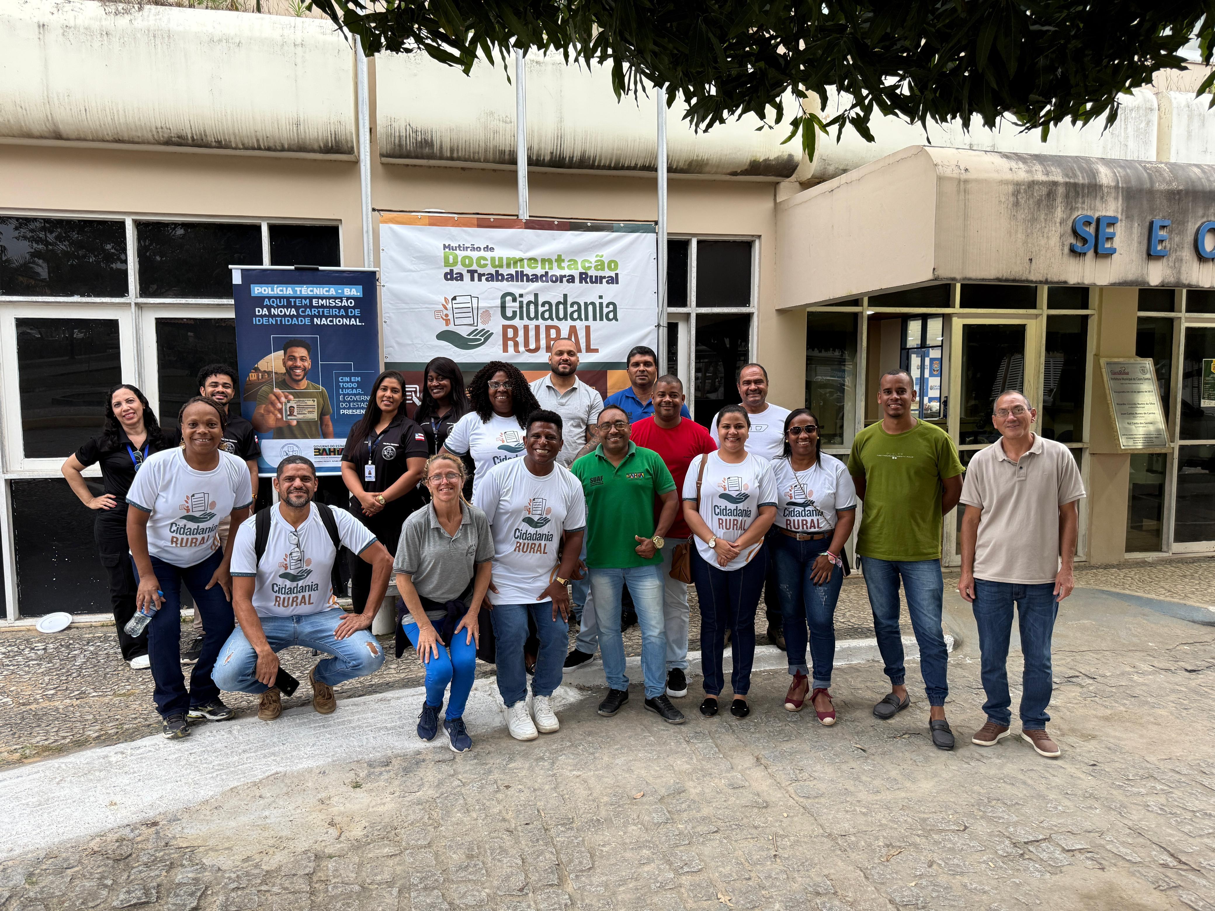 Com mais de mil atendimentos, Cidadania Rural traz dignidade para famílias de quatro municípios baianos