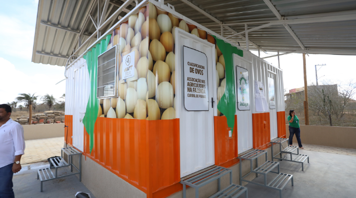 Agricultura familiar da Bahia ganha primeira unidade de classificação de ovos em container