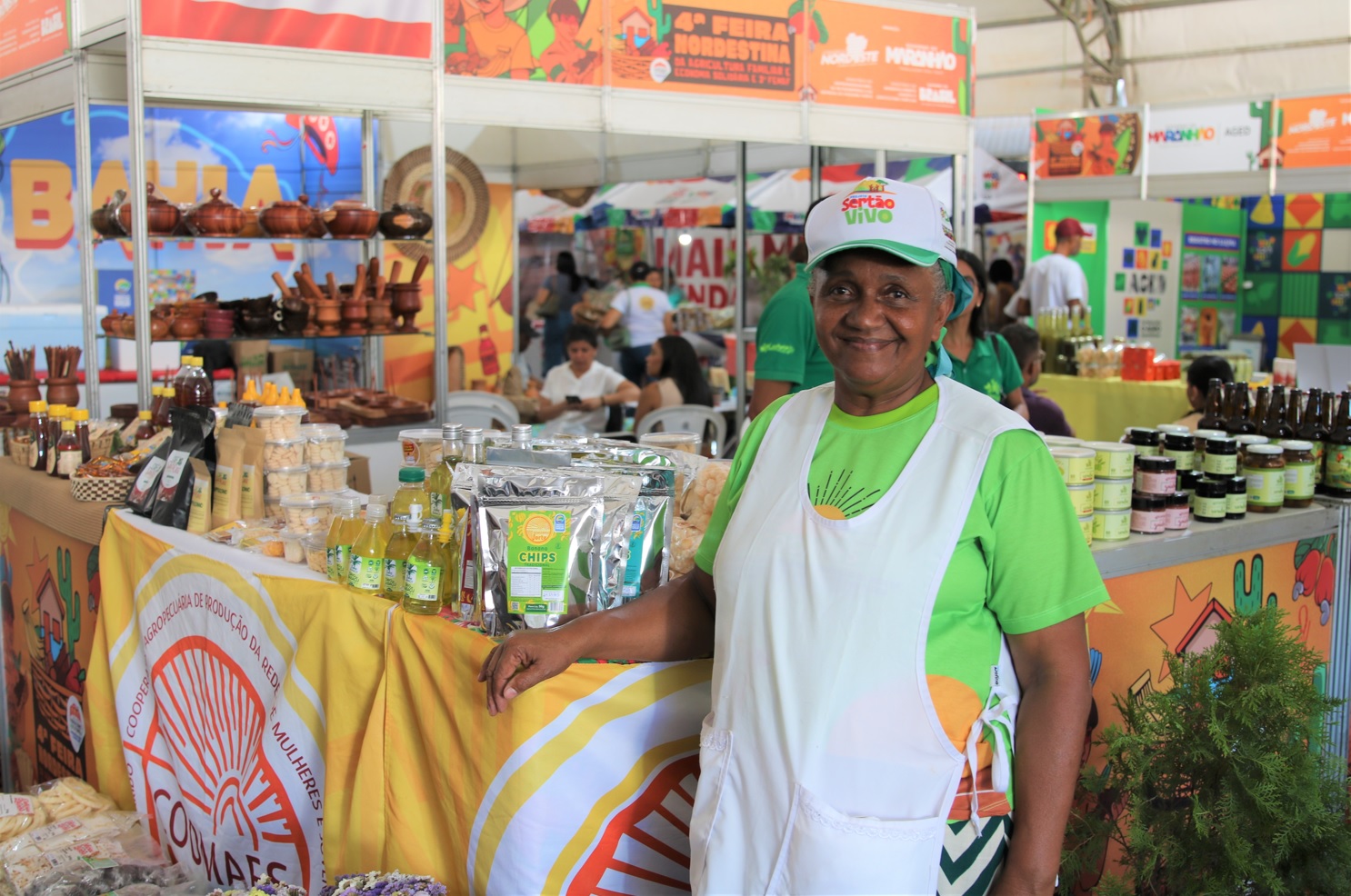 Produção rural baiana marca presença na abertura da 4ª Feira Nordestina da Agricultura Familiar e Economia Solidária no Maranhão