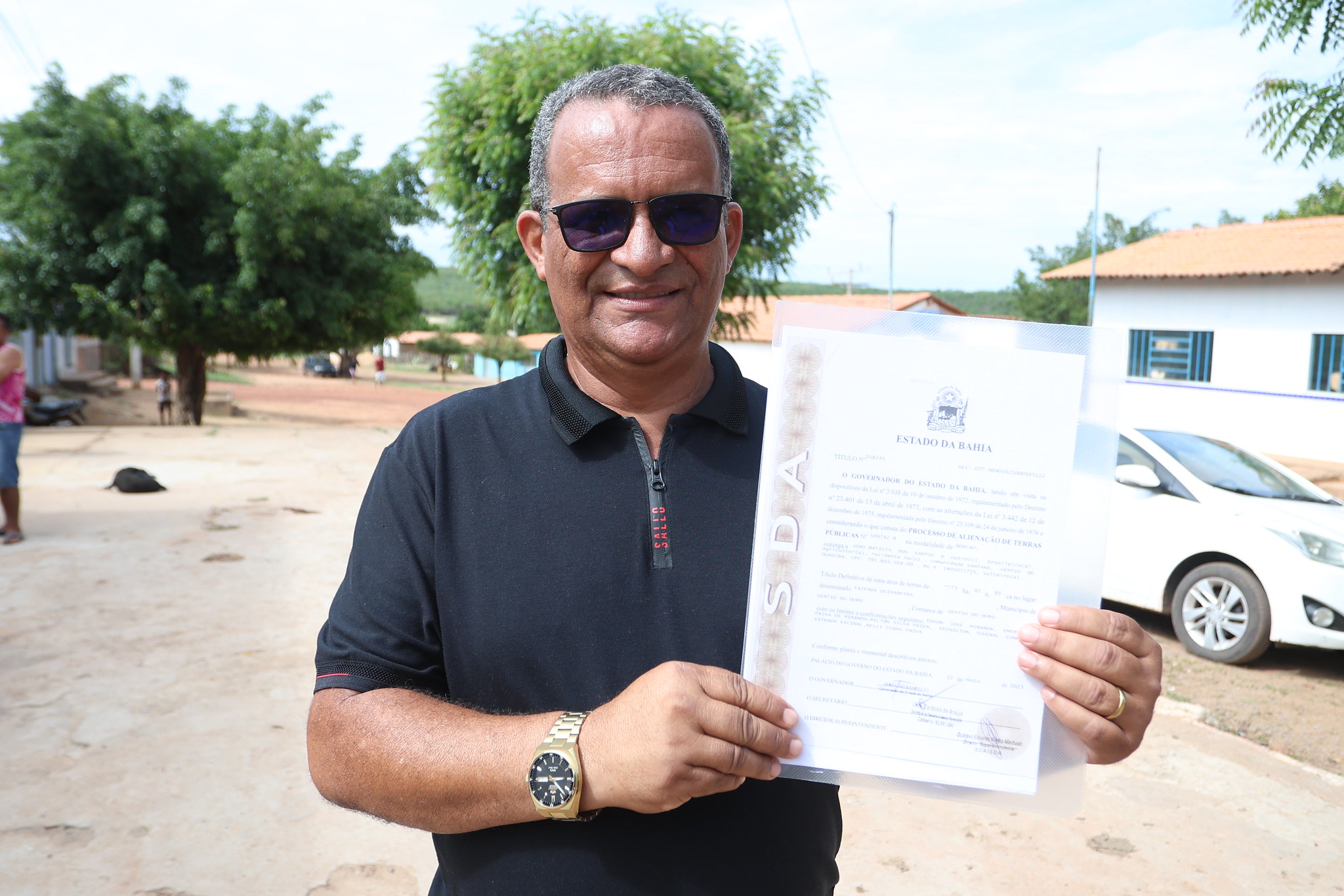 Em Gentio do Ouro, Governo do Estado entrega título coletivo de terra à comunidade quilombola de Mato Grosso