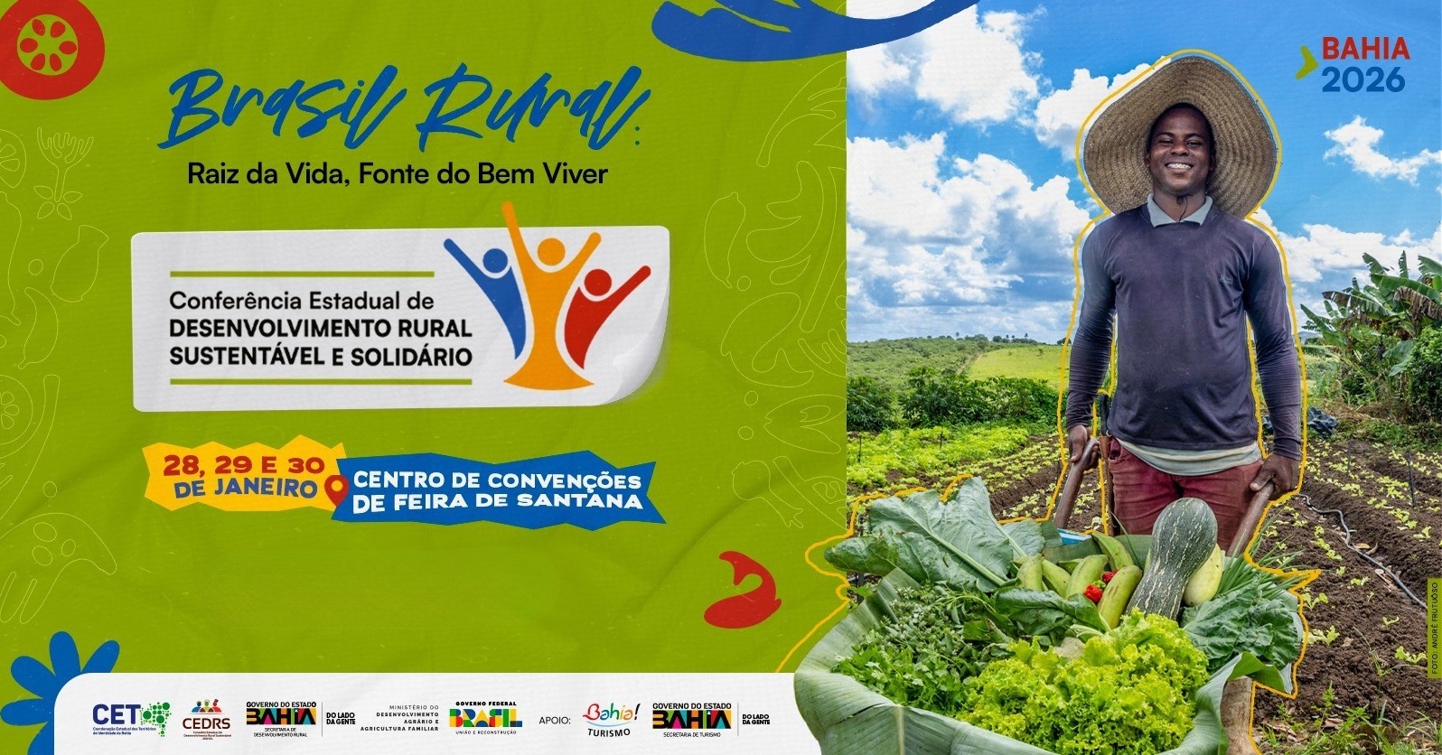 Feira de Santana se prepara para receber a Conferência Estadual de Desenvolvimento Rural nesta quarta-feira (28)