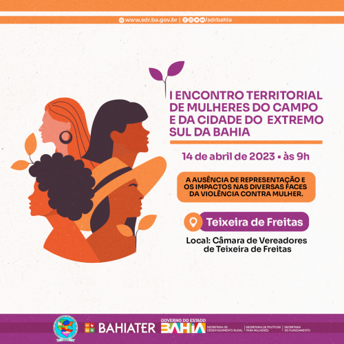 Teixeira de Freitas sedia o I Encontro Territorial de Mulheres do Campo e da Cidade do Extremo Sul