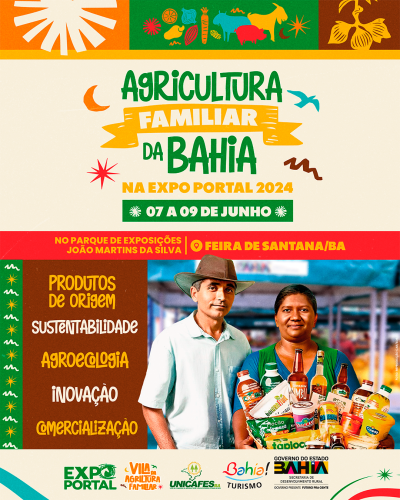 Governo da Bahia promove a diversidade de produção da Agricultura Familiar na Expo Portal 2024