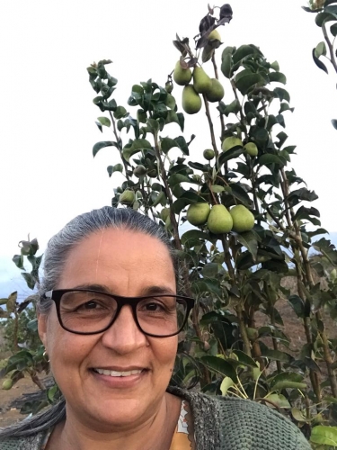 A agricultora Edivani Maria