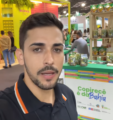 Jovem líder de comunidade rural premiado no Lidera BP conhece a Naturaltech 2022