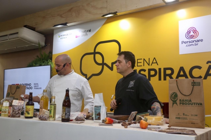 Arena Inspiração traz palestra e receitas de chefs de cozinha com produtos da agricultura familiar