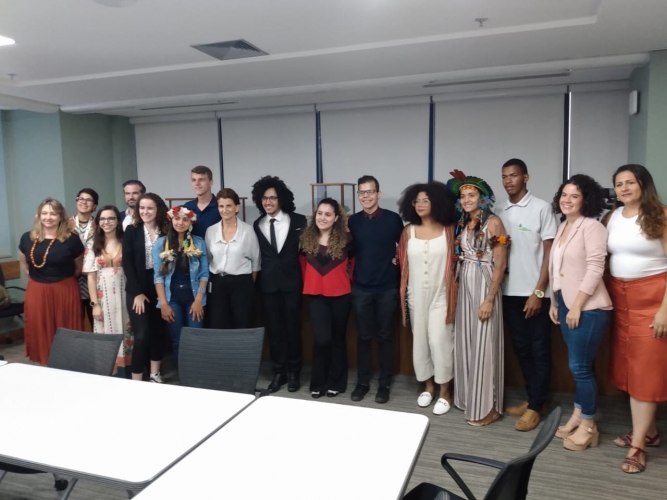 Jovens que atuam como Agentes Comunitários Rurais participam de ação do Banco Mundial em Brasília