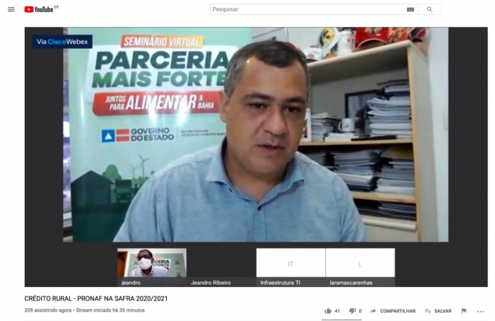 Dúvidas sobre Crédito Rural são esclarecidas em painel de seminário virtual