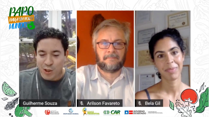 Papo para um Novo Mundo traz Bela Gil e Arilson Favareto para debater a questão agrária e a escolha dos alimentos   