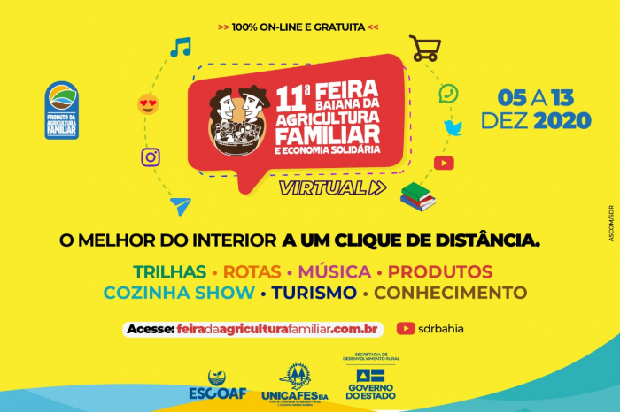 11ª Feira Baiana da Agricultura Familiar e Economia Solidária