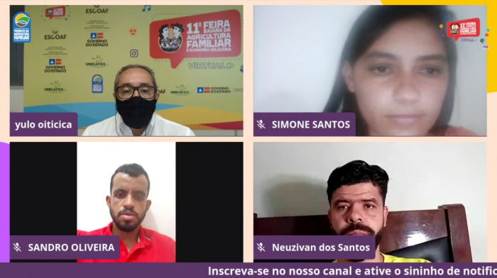 Mediação de conflitos é tema de roda de conversa na Feira Baiana da Agricultura Familiar